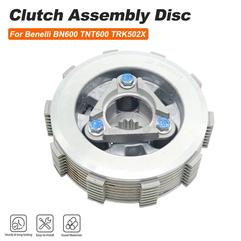 For Benelli BN600 TNT600 Stels 600 TRK 502 TRK502X Leoncino 500 502C TNT600GT Motorcycle Enigne Clutch Plates Assembly Drum Kits