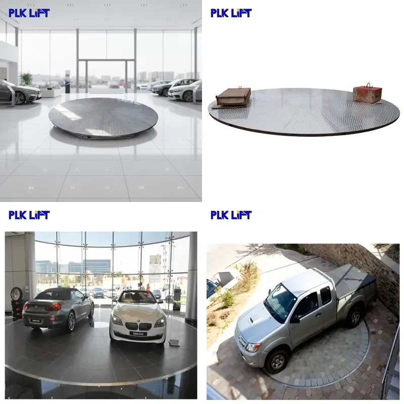 SFW Certificate Electric 360-degree Rotating Car Turntable Parking Machine, Customizable for Car Showrooms