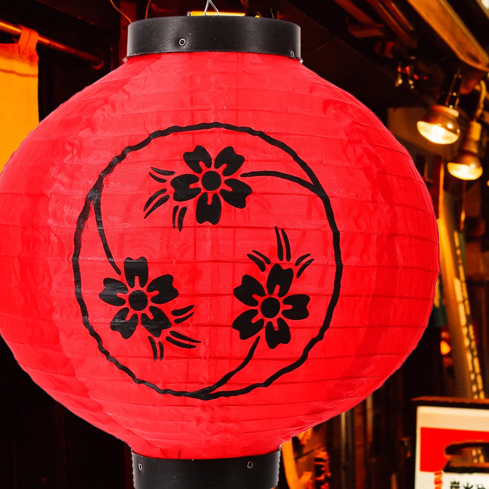 

30cm Red Japanese Lanterns Waterproof Decorative Outdoor Hanging Festival Style Paper Lantern Restaurant Home Ornament