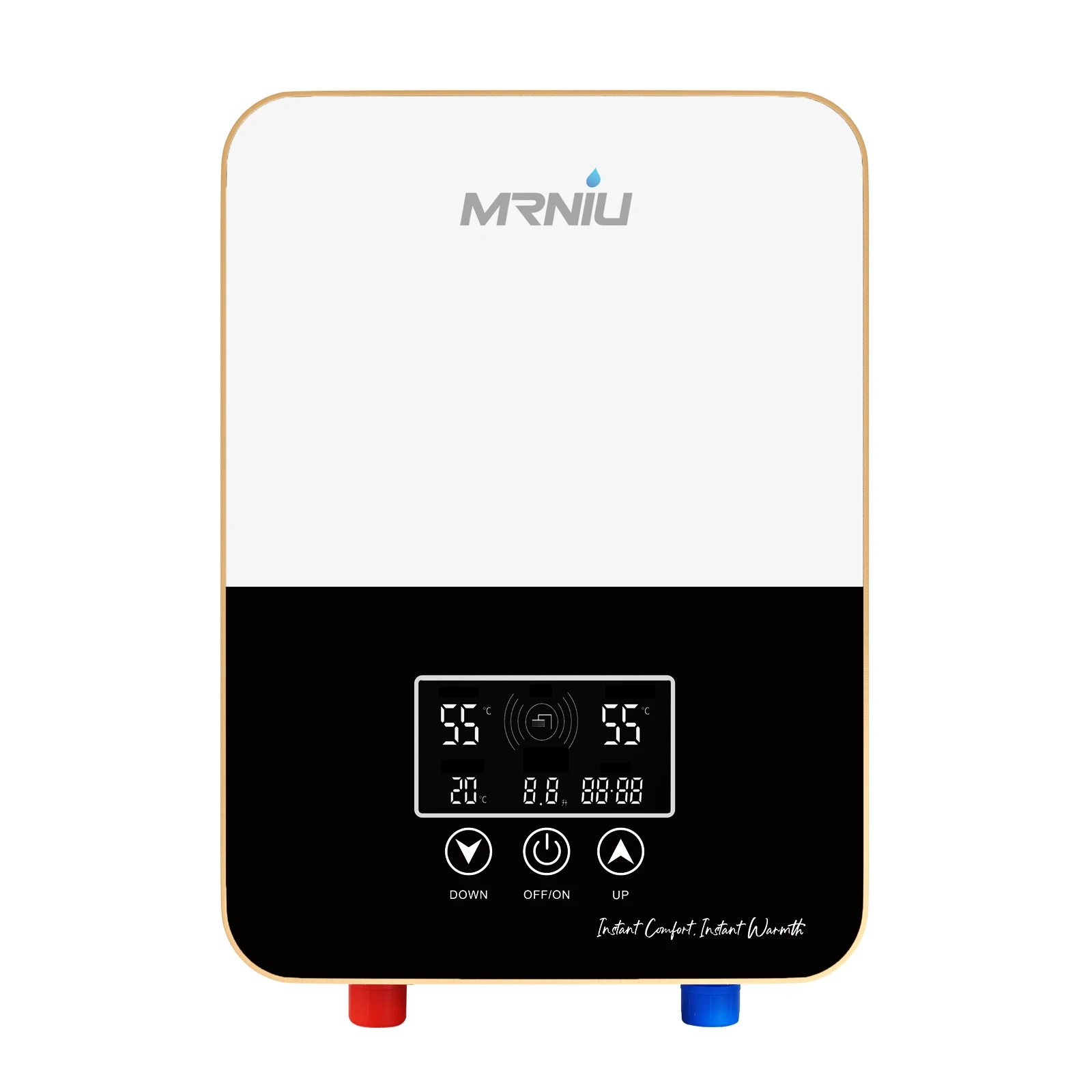 

240V 6000W Instant Electric Tankless Water Heater Shower Bathroom Bath Water Heater Temperature Automatica Household Hotel chao1