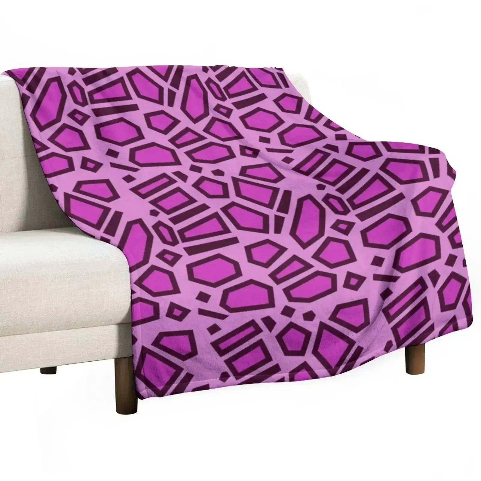 Kipo Pink Mega Jaguar Spots Throw Blanket funny gift Sofa Blankets