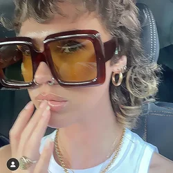 New Fashionable Simple and Elegant Frame Sunglasses Retro Leisure Travel UV Protective Sunglasses UV400 Gafas De Sol Mujer Очки
