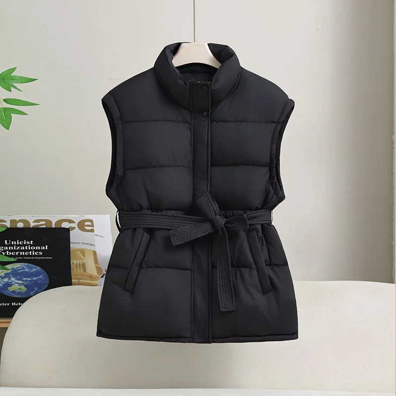 سترة خريف وشتاء 2025 صدرية جديدة للسيدات صدرية قصيرة من القطن صدرية سميكة للطالبات سترات شتوية كورية