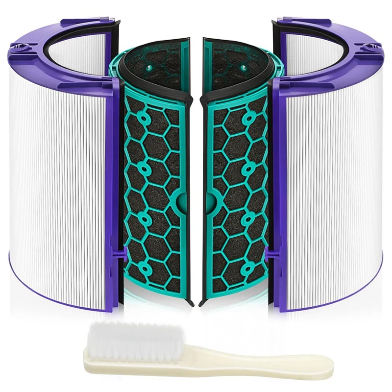 

Hepa Carbon Filter For Dyson TP04 HP04 DP04 TP05 HP05 Pure Cool Hepa Purifier Sealed Two Stage 360 Degree Filter System Durable