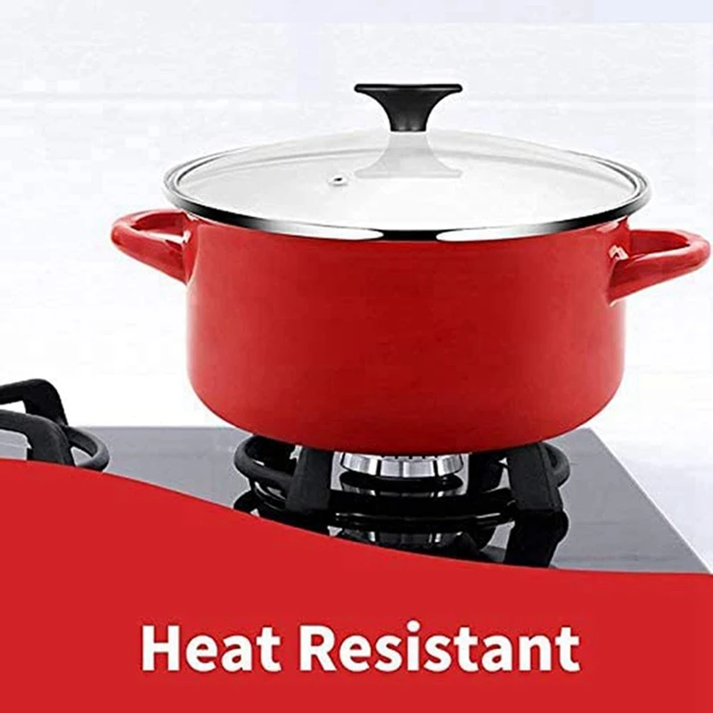 Botão holandês do forno para Le Creuset, Pot Lid Handle, Substituição de baquelite, 6 conjuntos