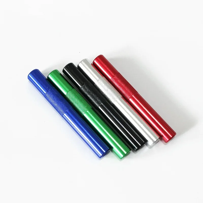 Metall-Schnupftabakrohr Großhandel 3er-Set 6er-Set Bestseller Mini Hochwertige Tragbare Leichte Metall-Schnupftabakpfeife Cooles Gadget für Männer