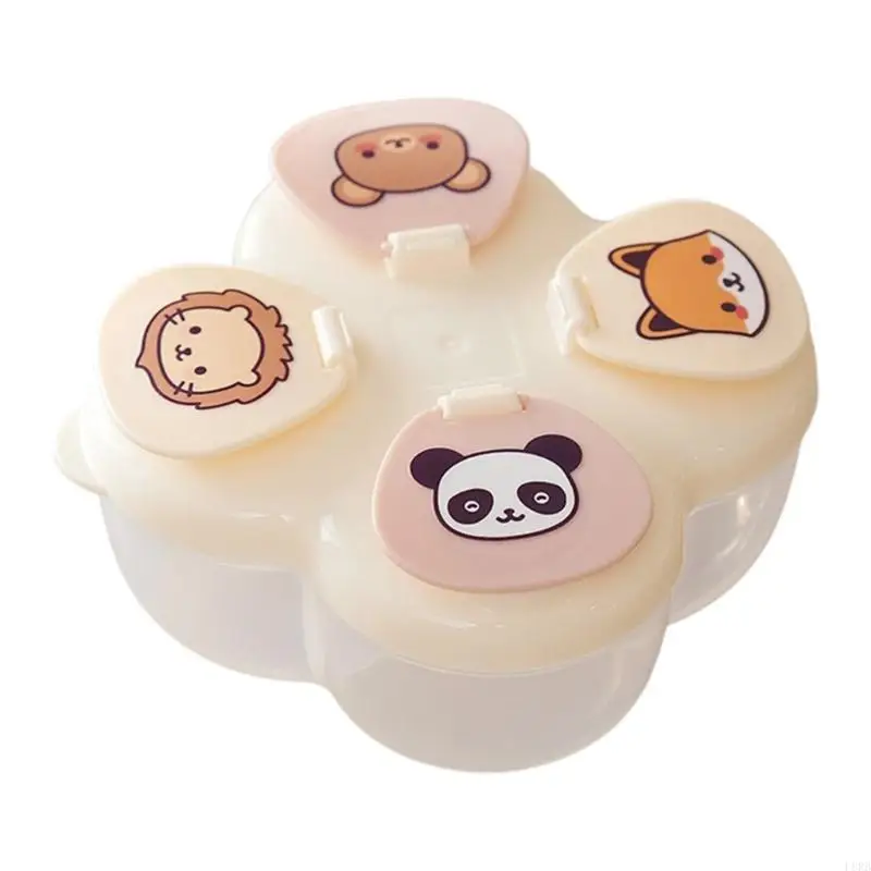 

Leakproof Baby Powder 4-slot Design Travel Size Container Box For Formula Milk Powder Dry L8RB