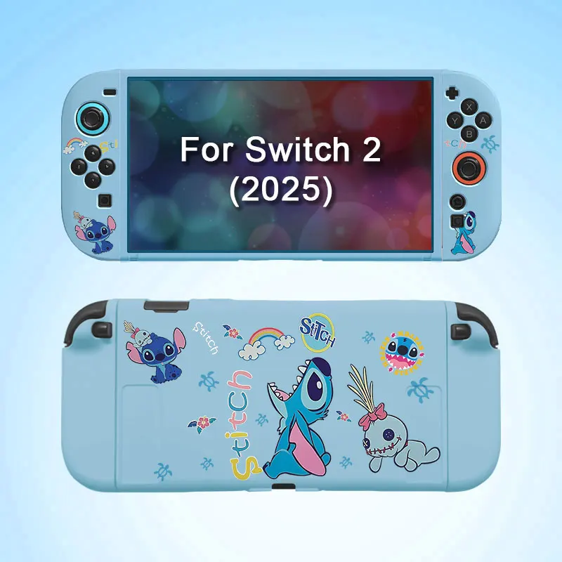 Cartoon-Charaktere Schutzhülle für Nintendo Switch 2 2025 Joy-Con Controller Skin Shell Weiche TPU Silikonhülle Zubehör