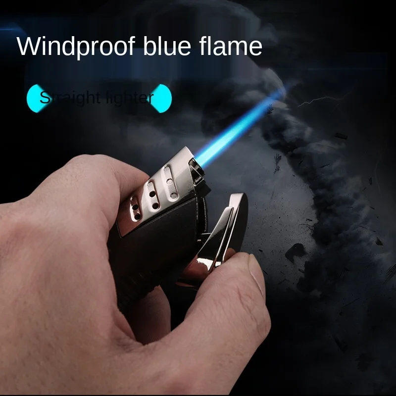 Visual window Jet Butane Torch Turbo 1300C Cigar Lighter Windproof inflatable Cigarette Lighter Flame Adjust Tobacco Lighter