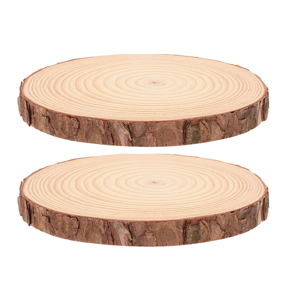 

2Pcs Outdoor Stepping Stones Garden Wooden Pathway Blocks Weather Resistant Easy Install for Yard Landscaping Decoration