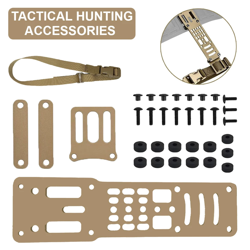 Metal Modular Pistol Holster Adapter Compatible QLS Platform Holster Drop Leg Band Hunting Airsoft Quick Pull Draw