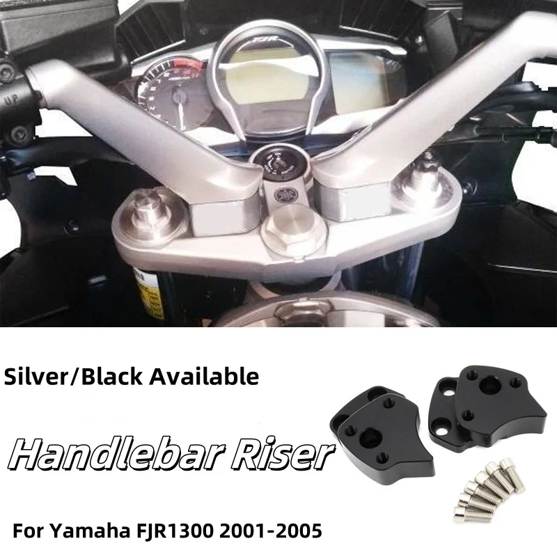 

For Yamaha FJR1300 2001-2005 Motorcycle Handlebar Riser 25mm CNC Aluminum Handle Bar Risers Heightening Clamp Moto Accessories
