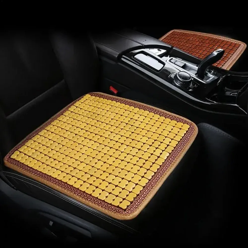 2PCS Summer Bamboo Auto Seat Cooling Pad High Ventilation Universal Cushion For Car Office Chair Sofa
