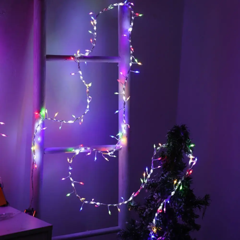 Water Running LED Light Strings Whip Design Outdoor Use Lights Waterfall Effect Decorative Lights Festival Decoration