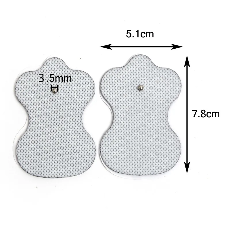 10pcs 3.5mm Snap Electrode Pads Non-woven Self Adhesive Sticker for Tens Therapy EMS Unit Electrical Muscle Stimulator