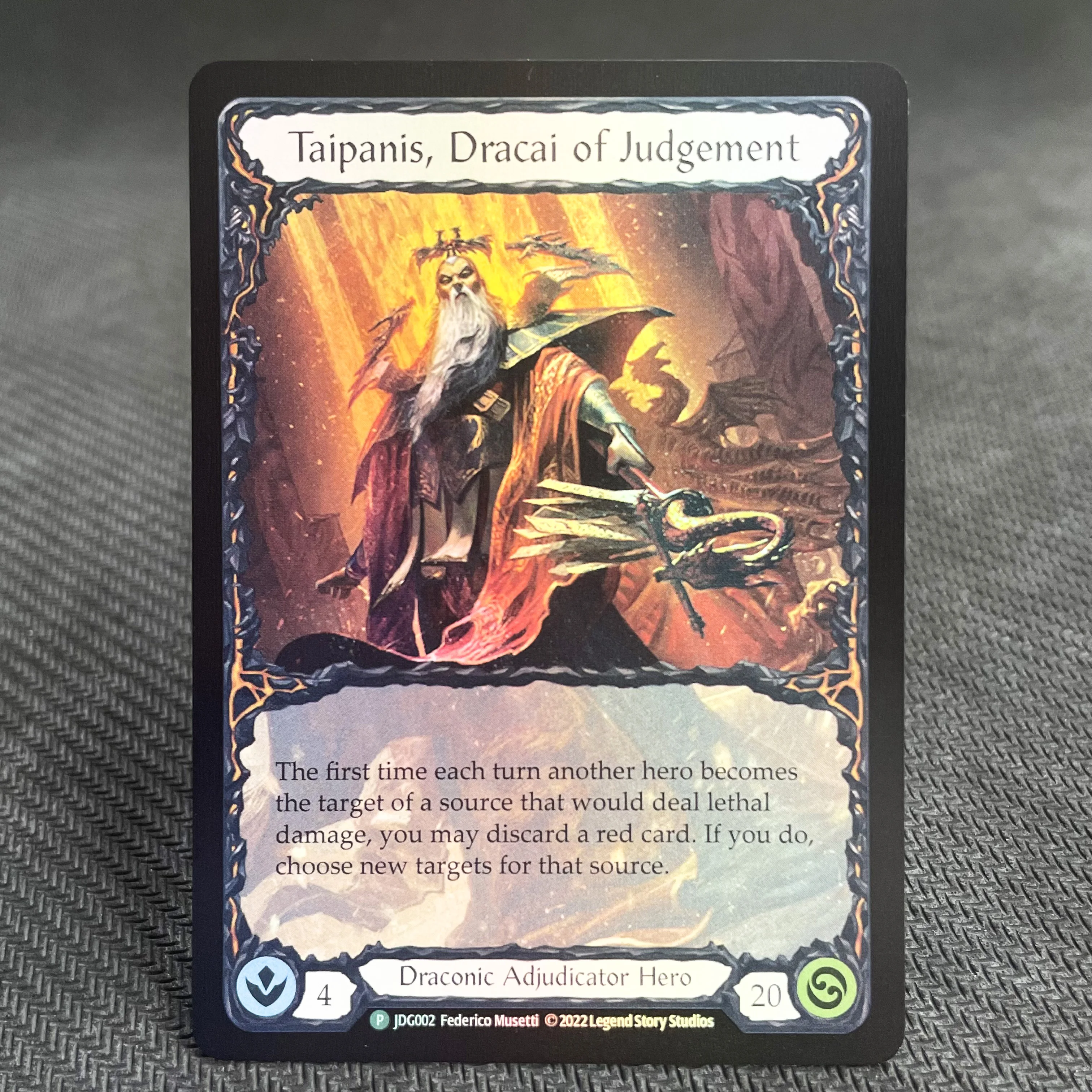 Tarjetas PROXY FOIL FAB Dyadic Carapace Scowling Flesh Bag para