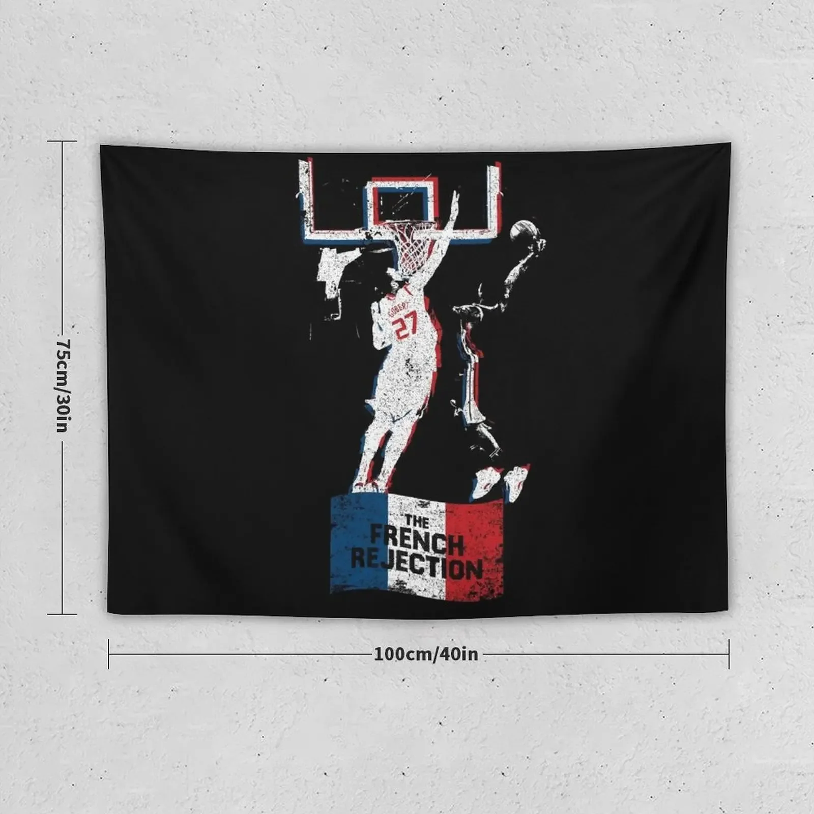 The French Rejection - Rudy Gobert Tapestry Bedroom Deco Anime Decor Tapestry