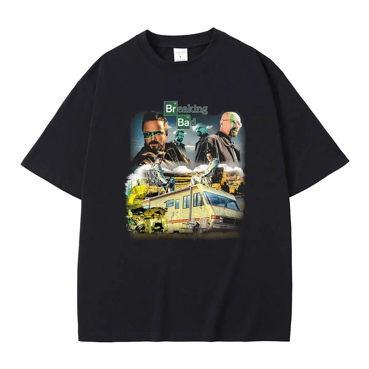 

Breaking Bad T-shirt Heisenberg Walter Graphic T Shirts Jesse Pinkman Print Tees Men Women Fashion Vintage Oversized Streetwear