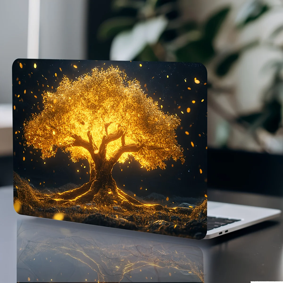 Vinyl Notebook Case Tree Sticker, 2 Pieces/Set, Scratch Resistant DIY Art Case for Notebooks