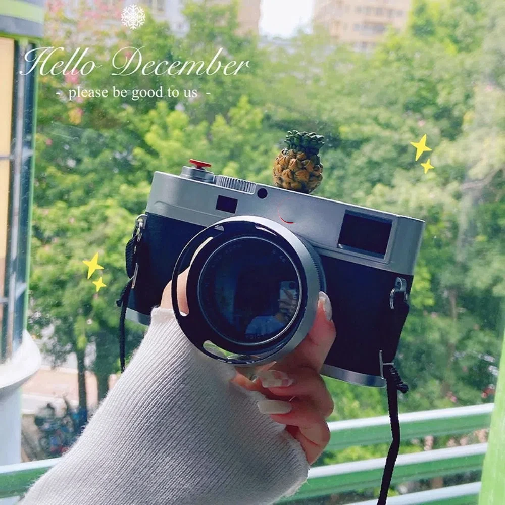 Cartoon Fruits Hot Shoe Protection Cover Dustproof Peach Hot Shoe Cap Strawberry Camera Upgrade DSLR Flashlight Case SLR Camera