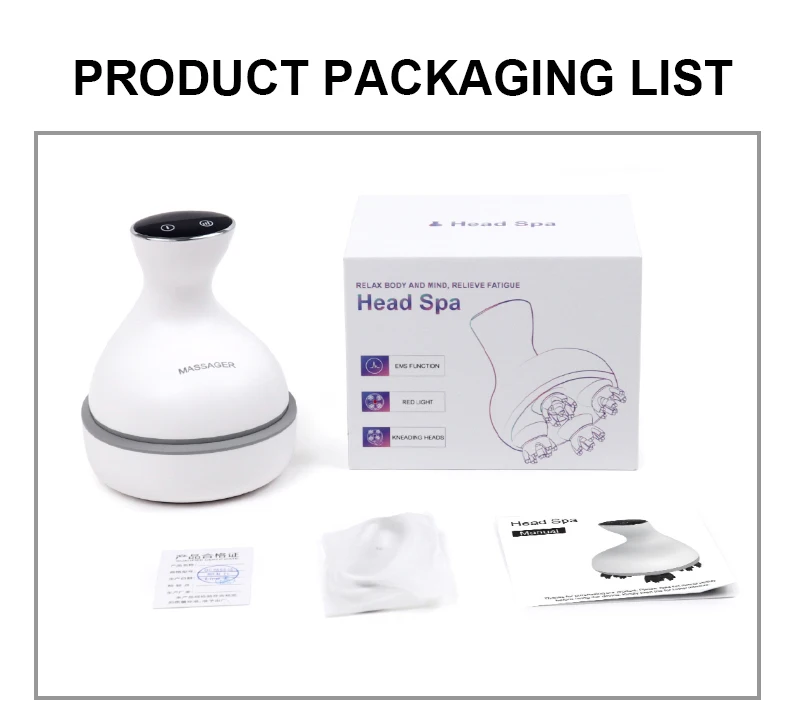 EMS micro-current head massager, intelligent waterproof electric scalp massager, octopus electric massager - Image 6