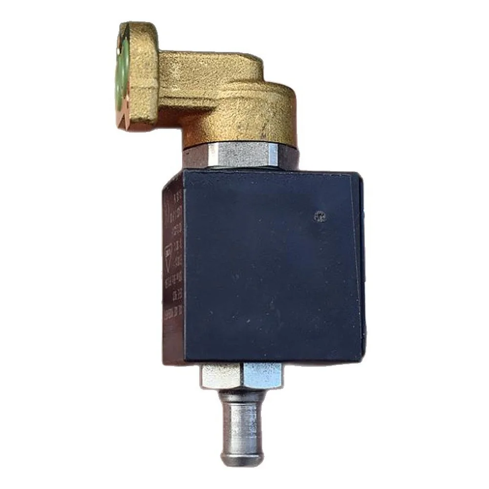 230V AC 12.5W Electromagnetic Solenoid Valve with Metal Housing for Espresso Machine and Air Compressor Integration