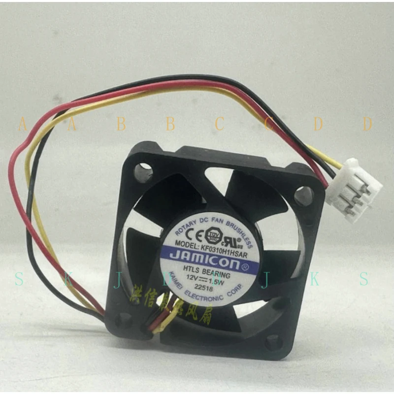 

Вентилятор охлаждения M KF0310H1HSAR DC12V 1.5W, 3-проводной, 30*10 мм