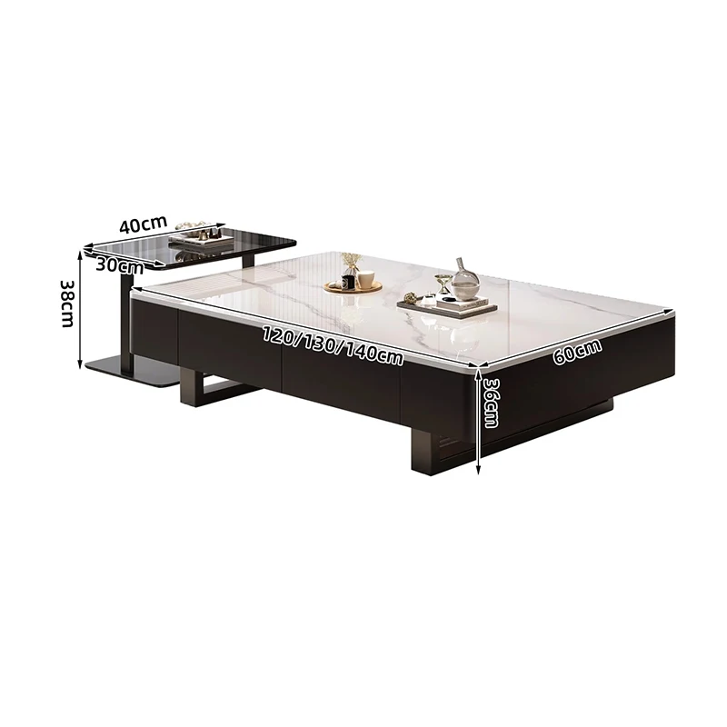 -hhDesign Glam Coffee Table Simple Space Saving Vintage Premium Side Table Modern Nordic Design Boards Tables Room Furniture ﻿*