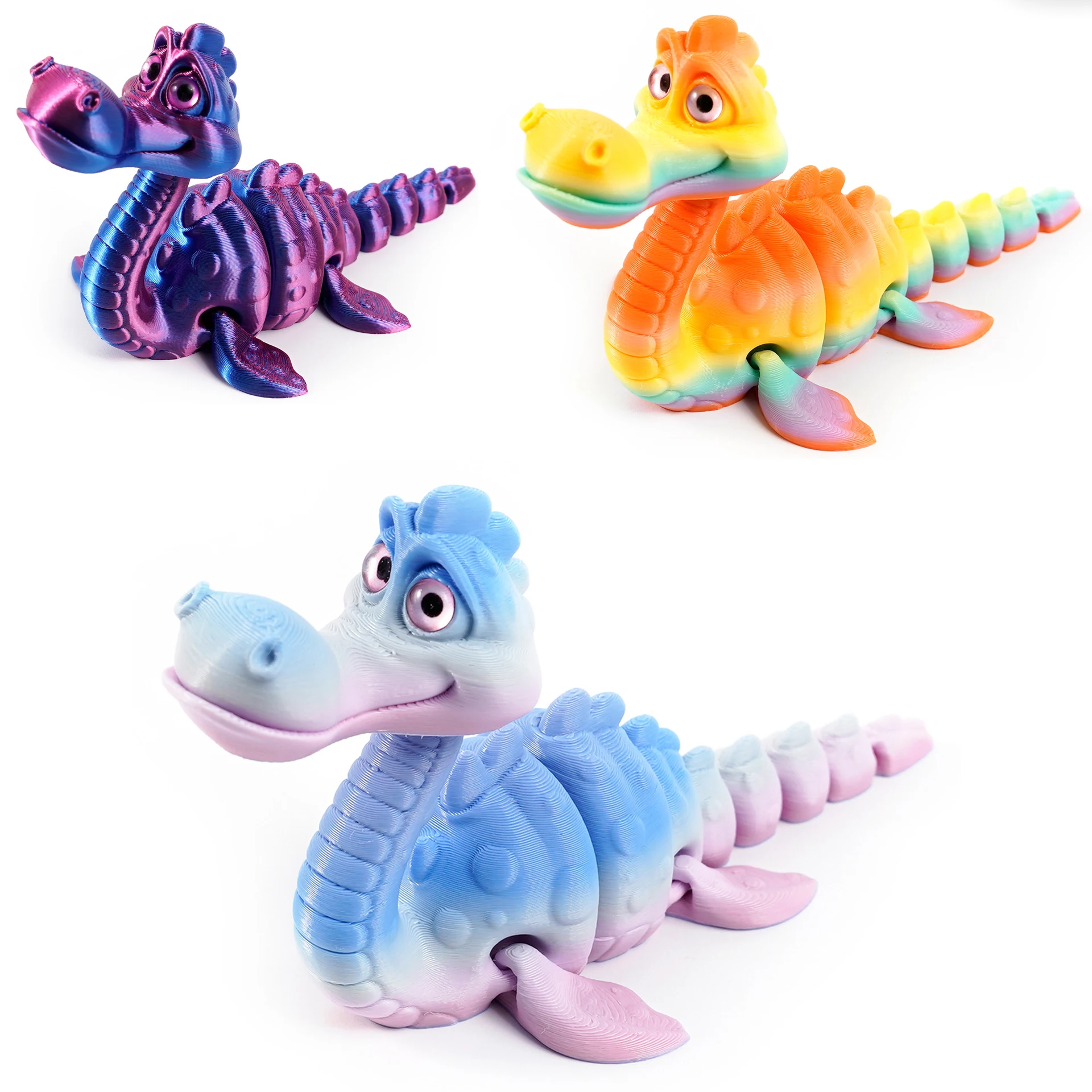 3D 인쇄 동물 피규어 모델 홈 액세서리에 대 한 멀티 조인트 이동식 시뮬레이션 눈 어린이 선물 장난감 데스크탑 룸 장식