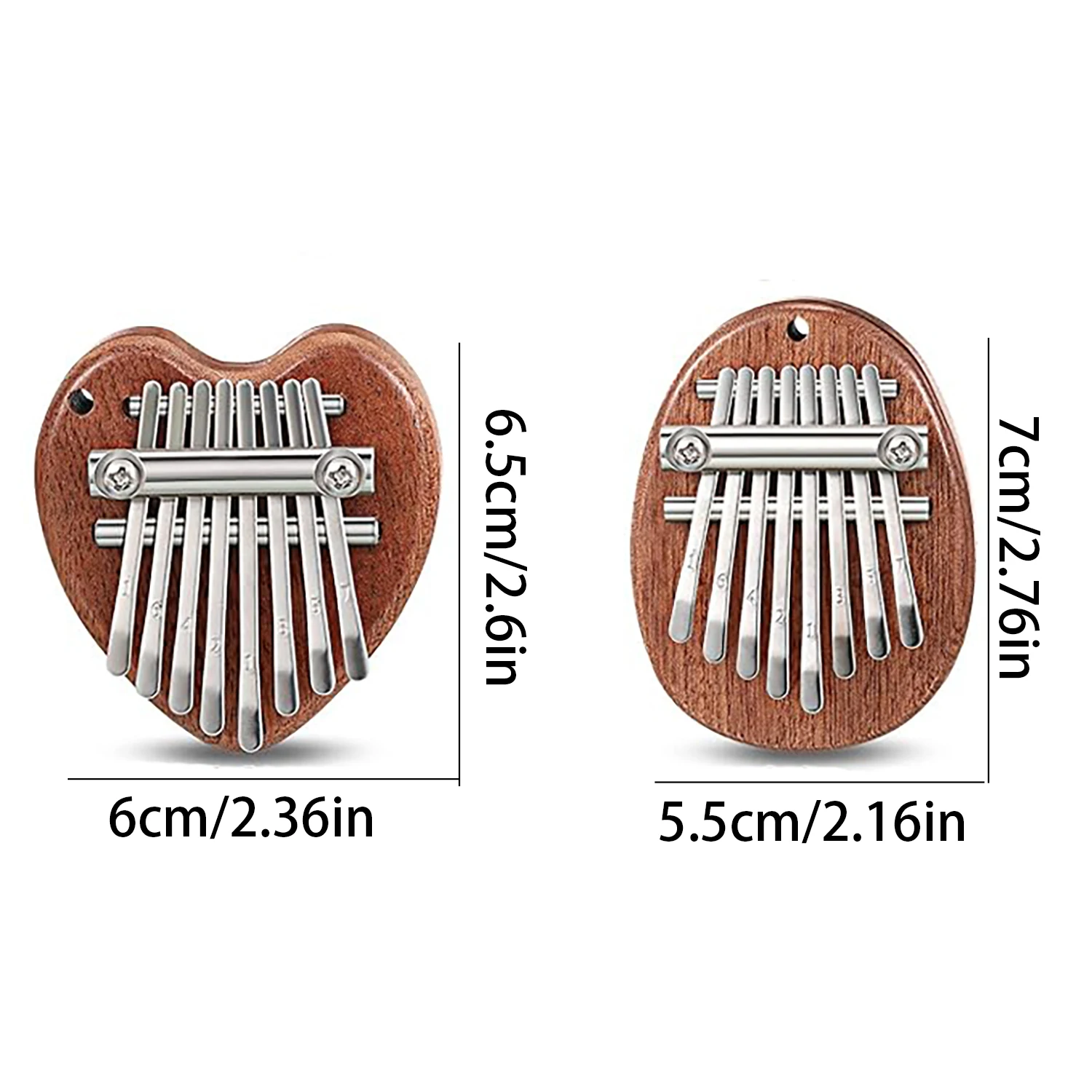 Children's Mini Thumb Piano Toy Karinbaqin Finger Piano 8-tone Piano Beginner Mini Thumb Piano Portable