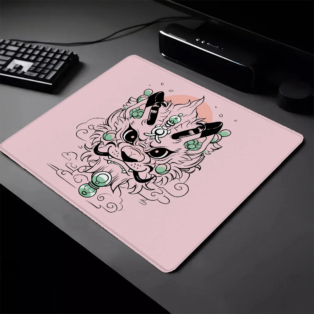 Small Keyboard Pad Mouse Zodiac Mask Mausepad Pc Gaming Accessories Pad on the Table Rubber Mat Deskmat Gamer Cabinet Mousepad