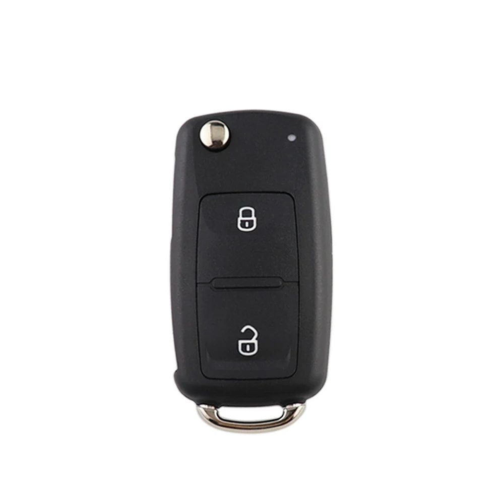 For VW Volkswagen Caddy Golf 6 Tiguan Touran Passat Polo B5 Jetta CC Skoda Seat MK5 Beetle MK6 Modified Remote Car Key Shell