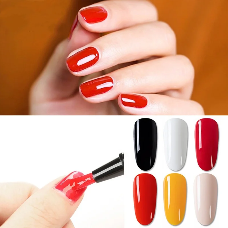 Multicolor Nail Polish Pen Pure Color Gel Nail Art Marker Semi-Permanent Lazy Manicure Painting Tool for DIY Nail Decoration