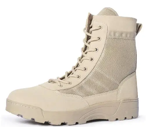 Tactical Boots Men Boot Special Force Desert Combat Boots Outdoor Hiking Boots Ankle Shoes Men Work Safty Shoes