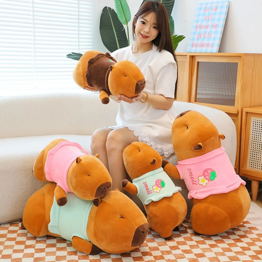 Peluche Capybara de haute qualité, doux et confortable, résistant à l'usure, overd'inde, coussin d'anniversaire