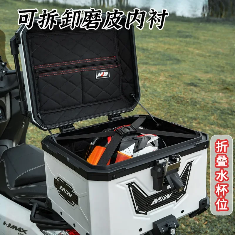 Great Demon God White Water Transfer Hanger BM Lock 45L55L Quick Release Motorcycle Aluminum Alloy Tail Box Waterproof Box
