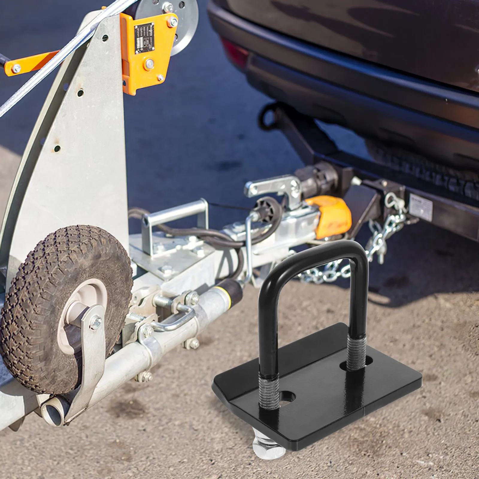 Heavy Duty Trailer Unloading Buckle Alloy Steel Hitch Tightener Clamp Anti-Rattle Stabilizer Trailer Fixing Tool Fastener