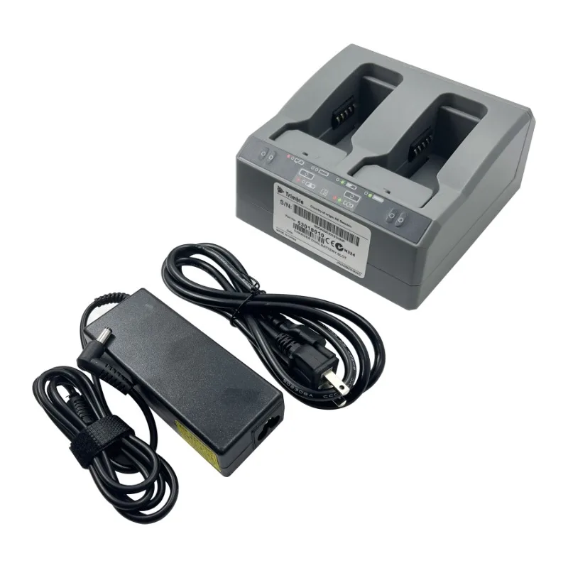 

Dual Slots Battery Charger for Trimble R4 R6 R7 R8 R10 R12,S3 S5 S6 S7 S8 S9, SPS RTS VX Serials,5700 5800 Total Station Charger