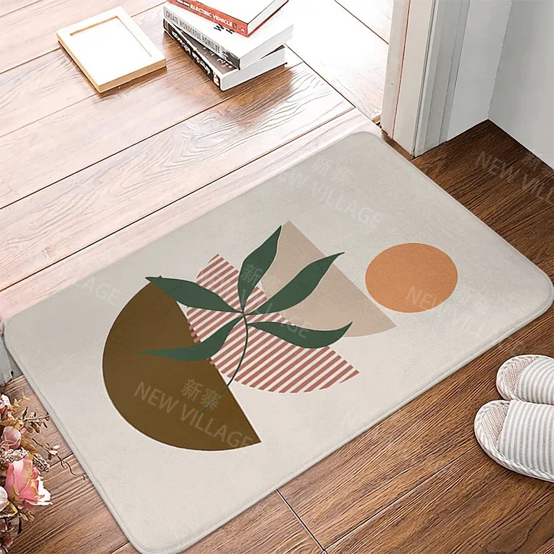 Anti-slip Bath Mat Bathroom Small Rug Shower Mat Home Decor Door Mat Kitchen Bedroom Entrance Room Mats boho abstract morandi