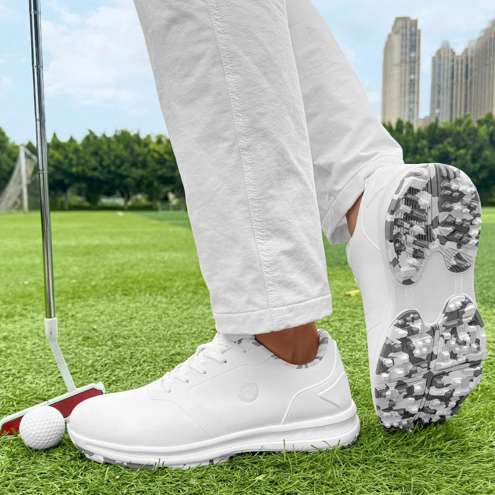 

Women's Golf Shoes Waterproof Anti Slip Lightweight Knob Lace Comfortable Comfortable Cushioning Sneakers