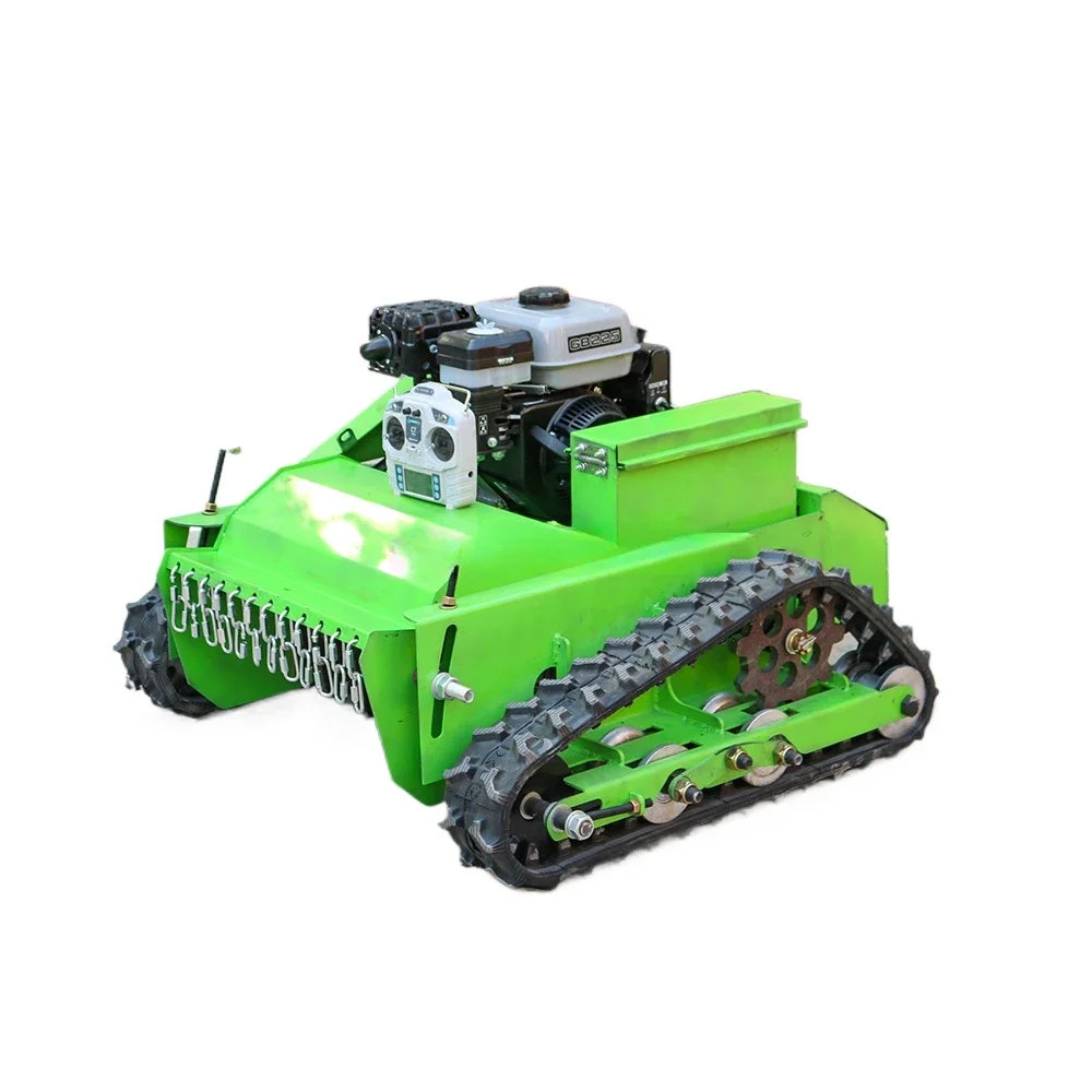 

Strong Crawler RC Flail Mower with 12 Sets Blades for Slopes Bushes 500 800mm Remote Flail Mower