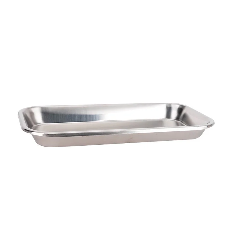 1PC Stainless Steel Cosmetic Storage Tray Tattoo Equipment Tray Doctor Surgery Dental Tray Fake Nail Tray Tool