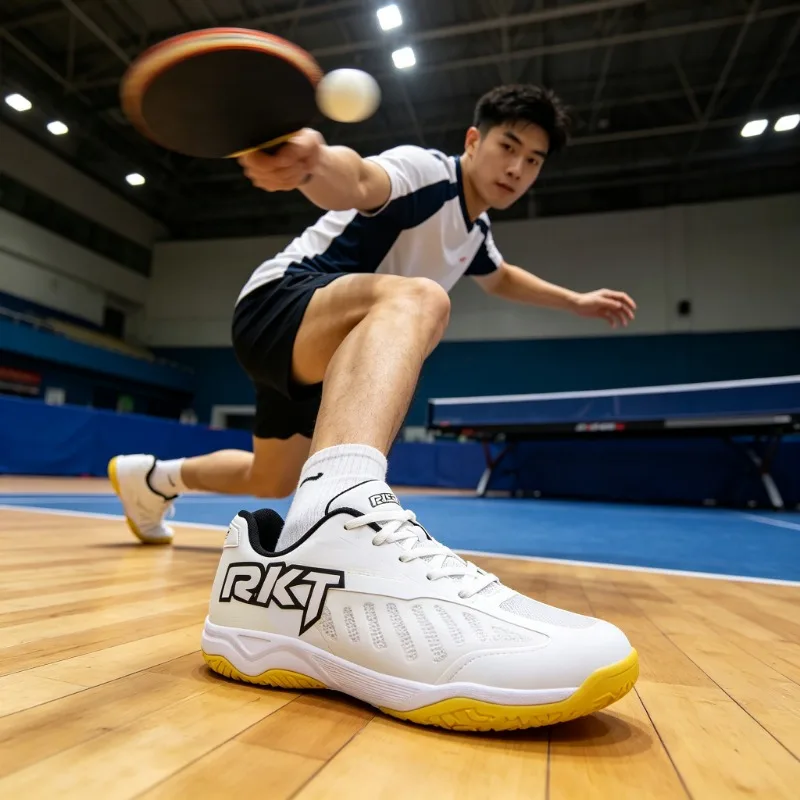 2026 New Arrival Badminton Mans Shoes Anti-Slip Indoor Court Mans Shoes Unisex Tennis Shoes Man Good Quality Table Tennis Shoe