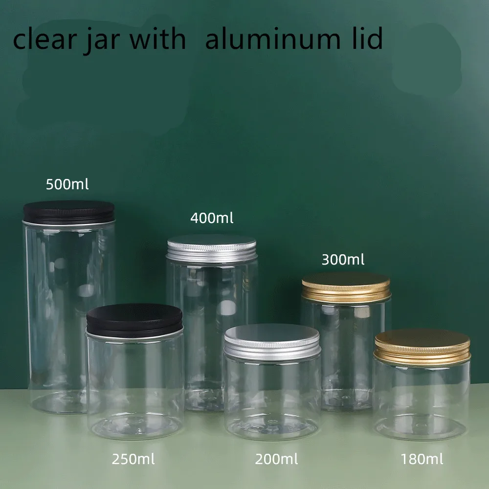 Lot 100 Pots Échantillons 5g – Mini Bocaux Plastique Transparents Avec Couvercle Noir, Réutilisables Pour Cosmétiques & Bijoux