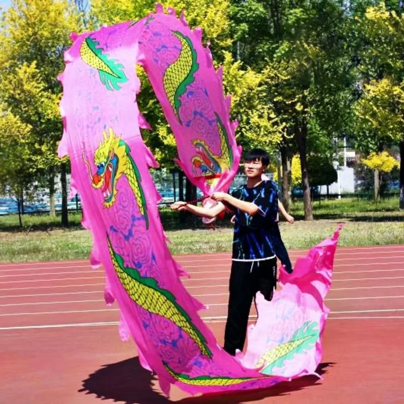 Dance Ribbon Square Middle-Aged and Elderly Fitness Spinning Adult Beginner Playing Silk Cloth