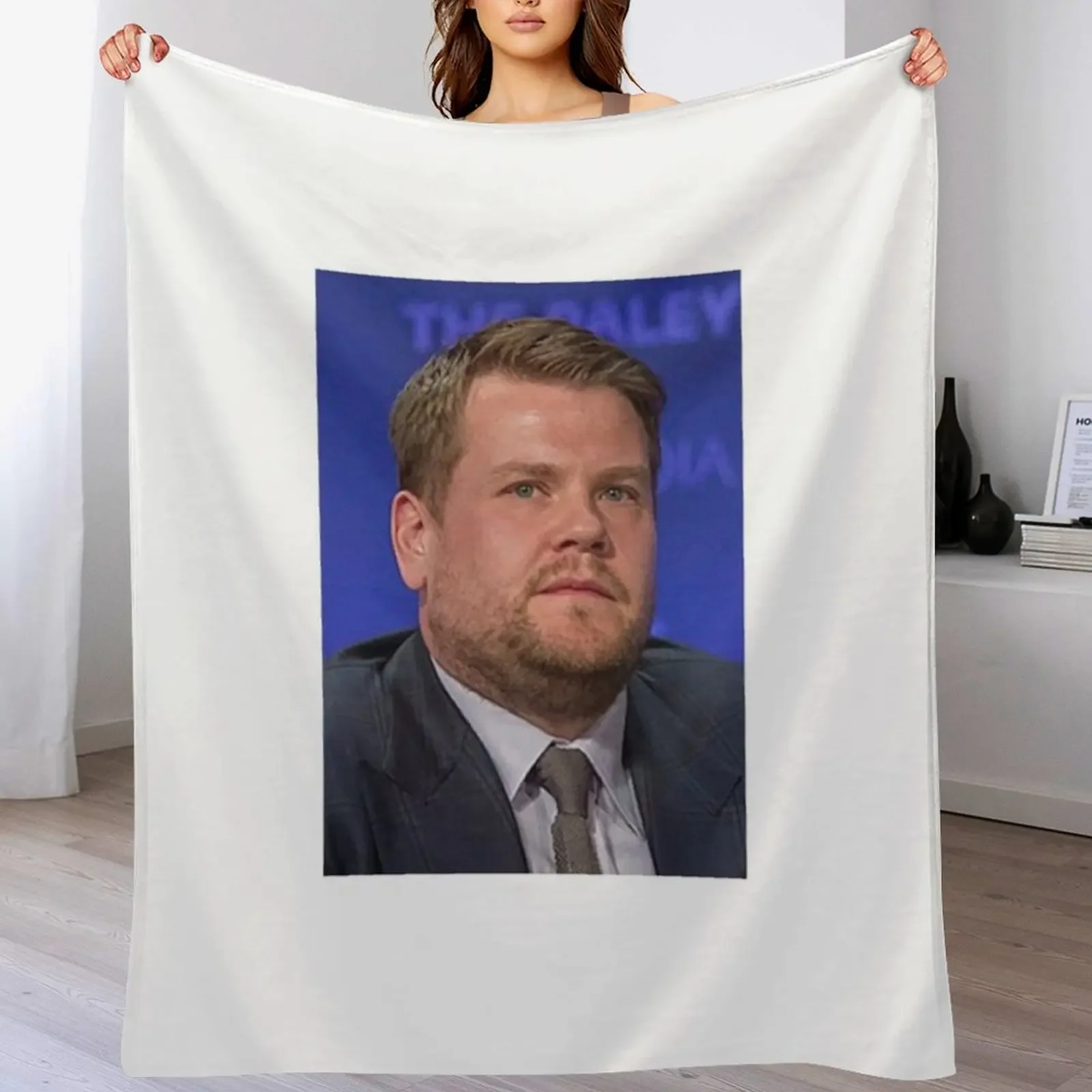 

James Kimberley Corden Throw Blanket Soft Home Decor Blanket for Couch Bedroom
