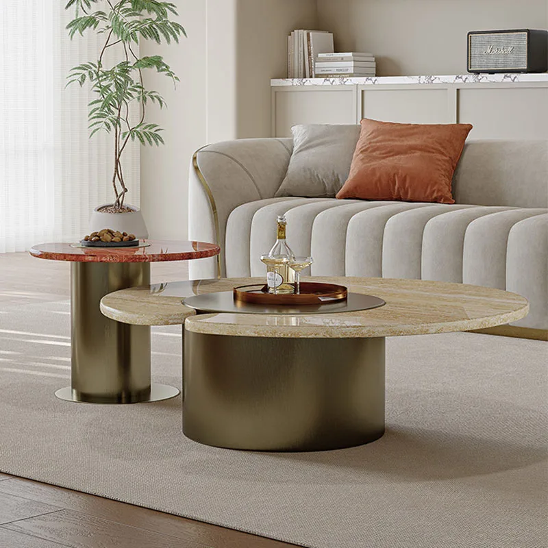 Luxury Modern Coffee Table Living Room Designer Simple Clear Aesthetic Side Table Minimalist Unique Couchtisch Home Furniture