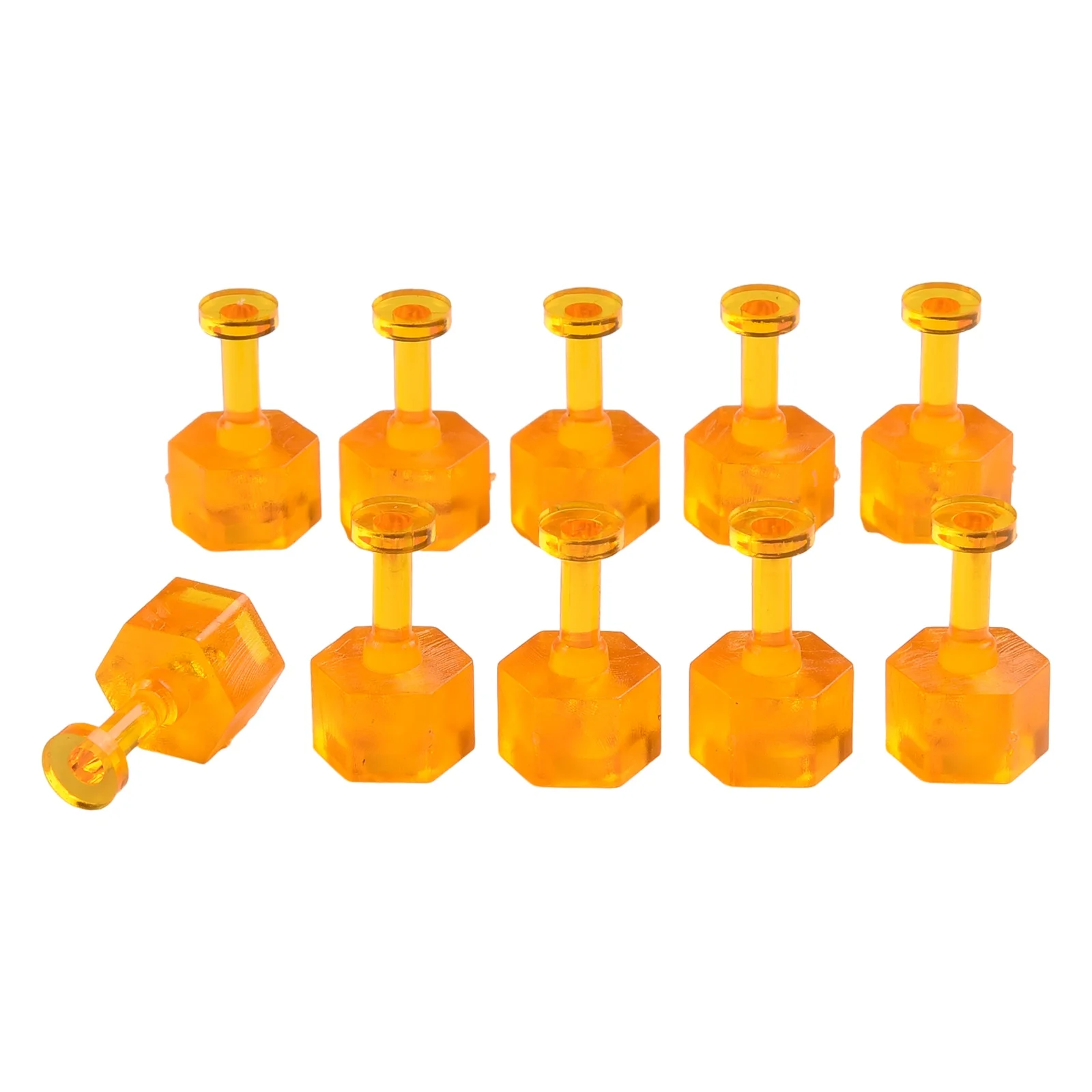 

10pcs S/m/l Three-Size Glue Tabs Dent Removal Tools Orange Tabs Auto Paintless Dent Repair Maintenance Tool