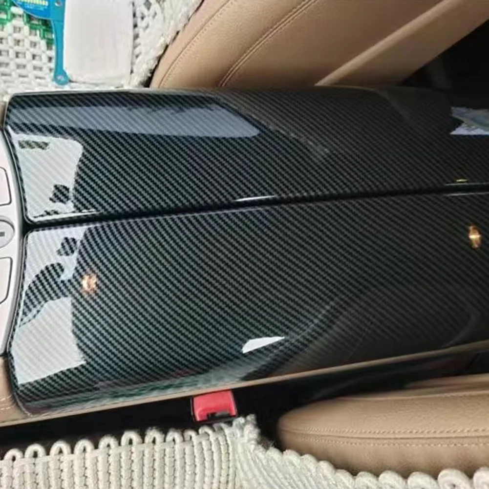 غطاء حماية صندوق مسند ذراع وحدة التحكم المركزية للسيارة ، نوع ABS ، بي ام دبليو 7 F01 F02 Series-Snap