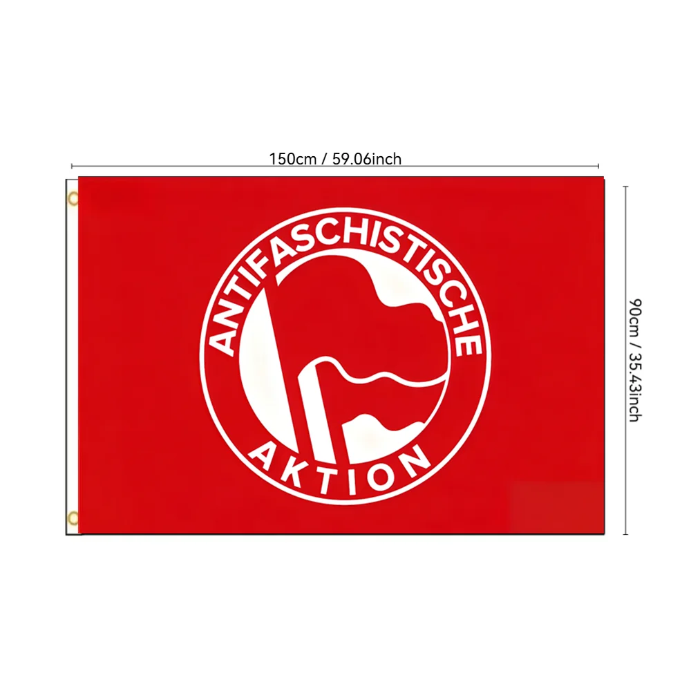 AFA Anti Fascist Action Banner 2x3ft 3x5ft Polyester Flag Indoor Outdoor Garden Wall Home Neutral Decor Hanging Display